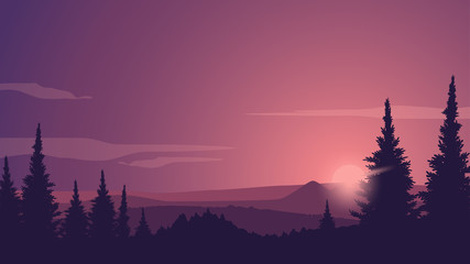 forest landscape background