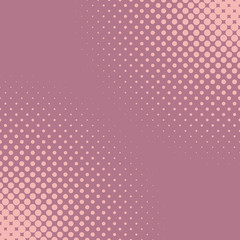 Poster - Retro halftone dot pattern background - abstract vector graphic from circles in varying sizes