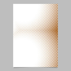 Poster - Halftone dot pattern poster background design - vector graphic design with circles