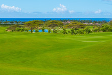 Golf Course By The Ocean