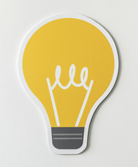 Canvas Print - creative light bulb ideas icon