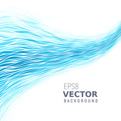 Wall Mural - blue waves background