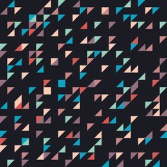 Wall Mural - multicolored chaotic mosaic