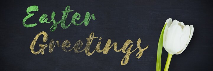 Poster - Composite image of easter greeting
