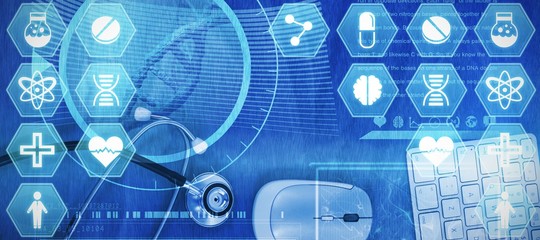 Poster - Composite image of medecine