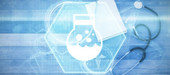 Poster - Composite image of chemistry 