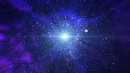 Wall Mural - big bang in space, the birth of the universe