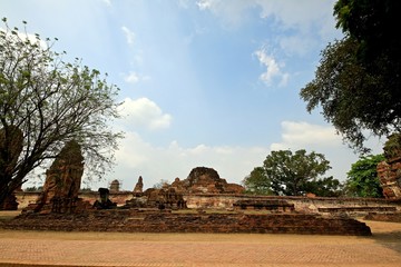 Wall Mural - Wat Mahathat, Ayutthaya Province, Thailand 27/02/2018