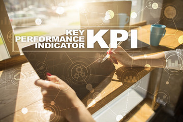 KPI. Key performance indicator. Business and technology concept.