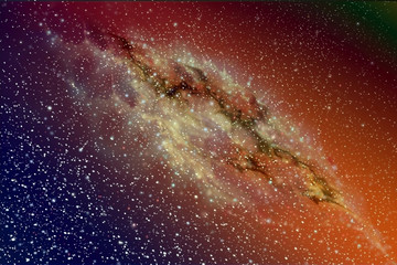 Wall Mural - Galaxy in outer spaces