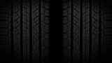new tire texture in the dark for background