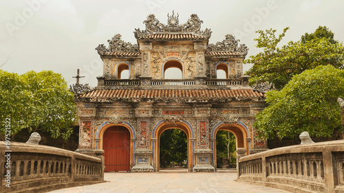 Fotomural Imperial Royal Palace of Nguyen dynasty in Hue, Vietnam
