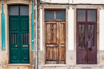 Wall Mural - Wooden door Portugal