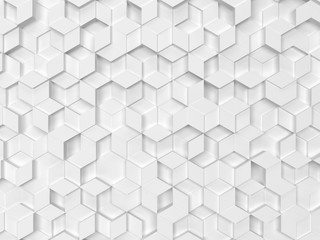 Wall Mural - Hexagons made of rhombuses