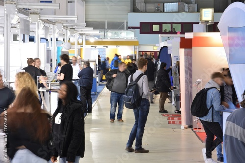 Fotografia Fachmesse mit verschiedenen Ständen