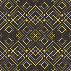 Sticker - Abstract art deco seamless pattern 10