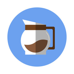 Coffee Jar Icon flat design