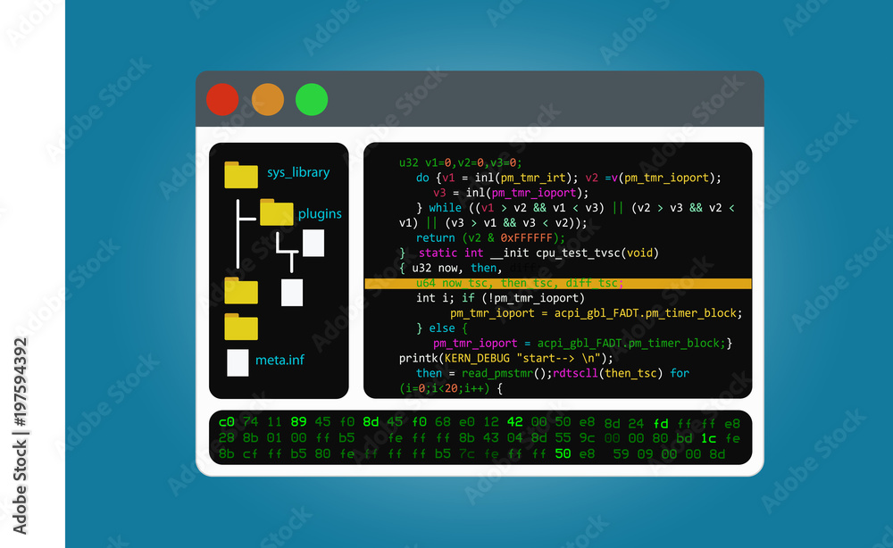Program code editor, the integrated software development environment ...