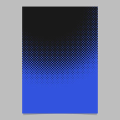 Poster - Abstract geometric halftone circle pattern background poster template design - vector stationery graphic