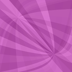 Poster - Purple abstract curved ray burst background - vector graphic from striped rays