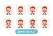 © ApoevArt - Avatar emotion set. Businessman