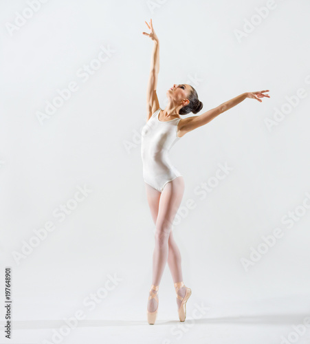 Fotomural Ballerina (on grey version)