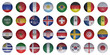 Footballs 2018 (dark)

24 footballs (soccer balls) with different national flags on a black background.

24 Fußbälle mit verschiedenen Nationalflaggen auf schwarzem Grund.