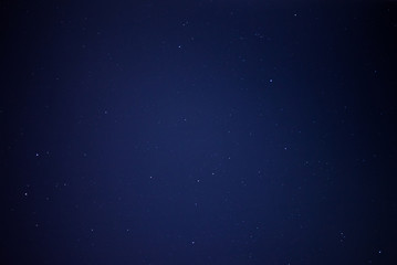 A blue night sky full of stars