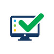 © putracetol - Check Computer Logo Icon Design