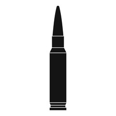 Poster - Small bullet icon. Simple illustration of small bullet vector icon for web