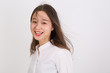 © ddukang - Portrait of Beautiful Business Woman Wearing White Shirt. Smiling Young Asian Business Woman.
