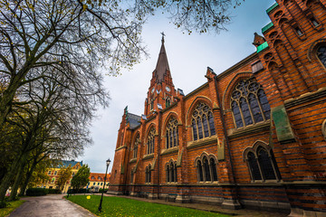 Wall Mural - Lund - October 21, 2017: All Saints Church in Lund, Sweden