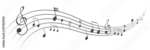 Dekoracja na wymiar  muzyka-notatki-tlo-nuty-grafika-wektorowa