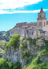 Matera, the town of rhe Sassi, prehistoric troglodyte settlements