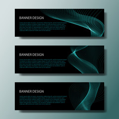 Wall Mural - abstract vector banners with bright geometric background annual report design templates future poste