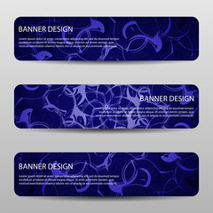 Wall Mural - abstract vector banners with bright geometric background annual report design templates future poste