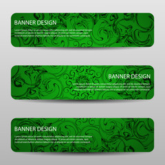 Wall Mural - abstract vector banners with bright geometric background annual report design templates future poste