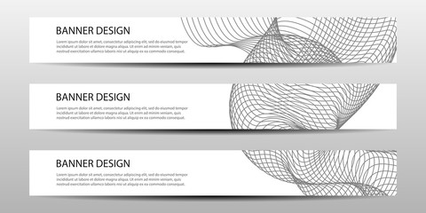 Wall Mural - abstract vector banners with bright geometric background annual report design templates future poste