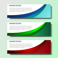 Wall Mural - abstract vector banners with bright geometric background annual report design templates future poste