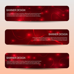 Wall Mural - abstract vector banners with bright geometric background annual report design templates future poste