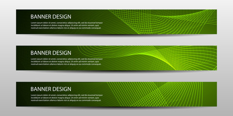 Wall Mural - abstract vector banners with bright geometric background annual report design templates future poste