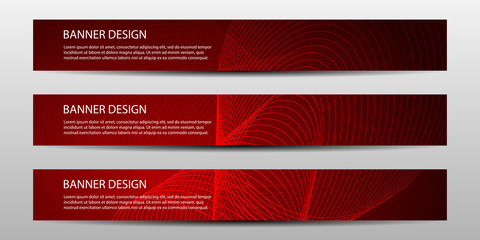 Wall Mural - abstract vector banners with bright geometric background annual report design templates future poste