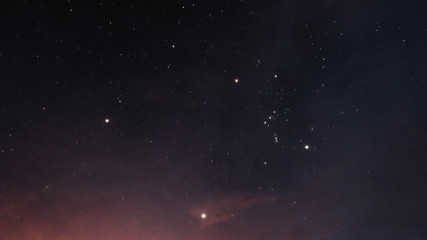 Wall Mural - beautiful night starry sky
