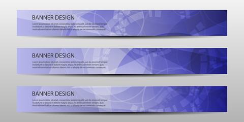 Wall Mural - abstract vector banners with bright geometric background annual report design templates future poste