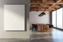 Modern Meeting Room With Banner