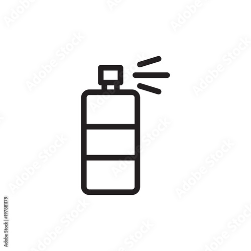 Paint Spray Graffiti Outlined Vector Icon Modern Simple Isolated Sign Pixel Perfect Vector Illustration For Logo Website Mobile App And Other Designs Buy This Stock Vector And Explore Similar Vectors At