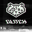 Test Screen Glitch Texture. Modern trendy design cat - glitch, excellent logo, banner, poster, cover, flyer, card for your event. Vector illustration. Concept For Your Logo, noise, screen error, virus