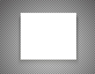 Aufkleber - Blank picture frame on transparent background
