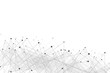 © sersupervector - Abstract geometric background. Dark gray connected triangles isolated on a white background. Plexus web. Bottom view. Big data. Modern polygonal design. Vector illustration