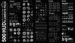 © PALERM089 - Futuristic virtual graphic touch user interface, Mega set Futuristic Hud elements